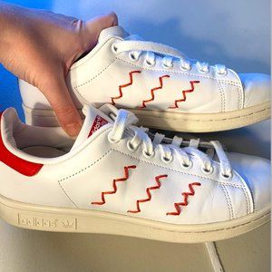 Stan Smith Ultra Rare Red Sneakers ZigZag